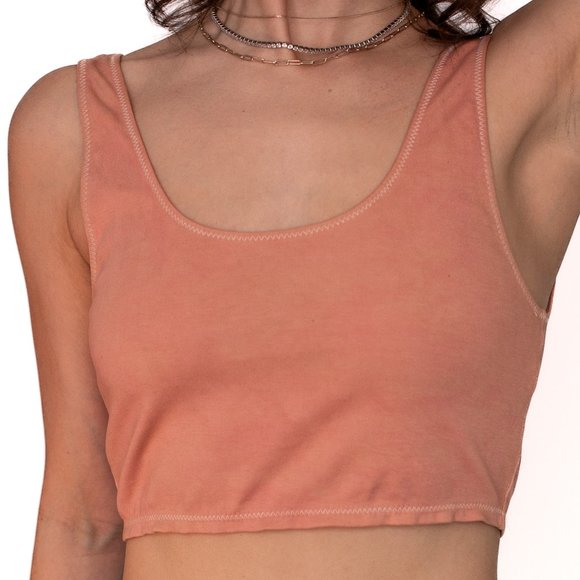 Aritzia • Wilfred Free • Medium • Cropped Tank Top • Pink - Picture 3 of 6
